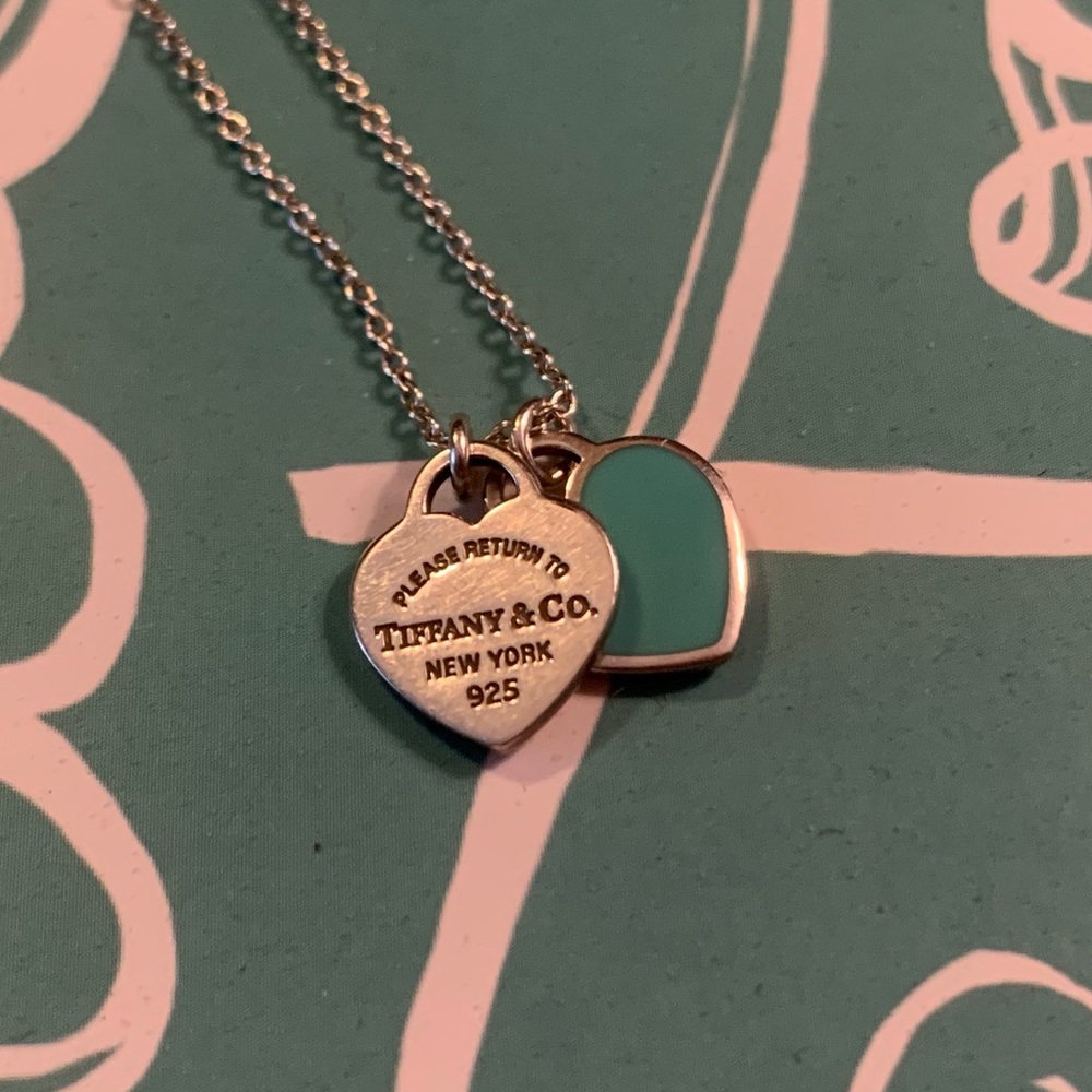 Tiffany Necklace Heart Tags